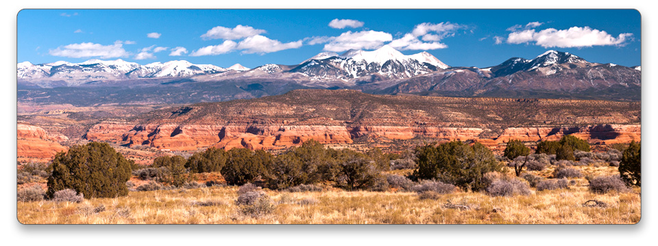 La Sal Mountains Panorama